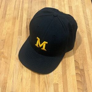 Michigan Wolverines Cap with Yellow M Logo